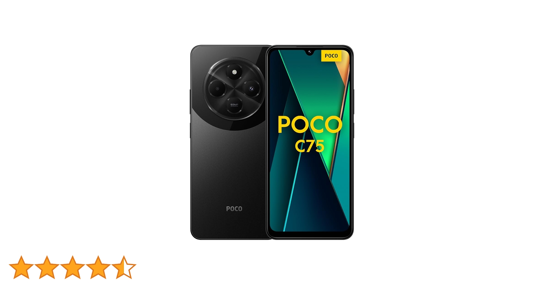 POCO C75 8GB 256GB Noir, Smartphone Android, 2.0GHz, écran de 6.88